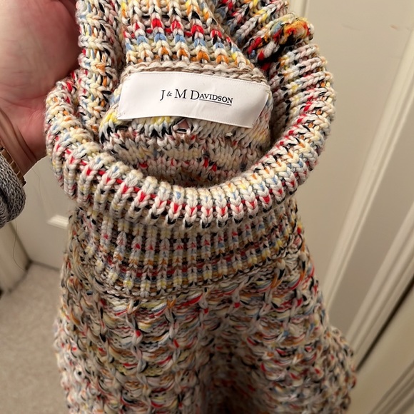 J&M Davidson (London-based designer) multicolor turtleneck sweater - Picture 2 of 2